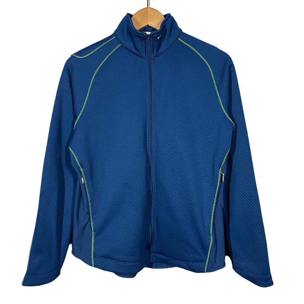 Nike Golf Full Zip Therma Fit Top Jacket Long Sleeve Insulate Sport - M